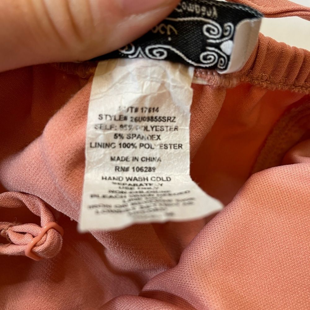 Trixxi size medium peach/Salem colored mini dress - Picture 6 of 6
